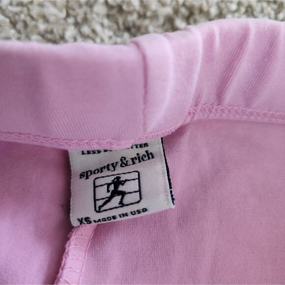 Sporty & Rich slogan-print‎ jersey cycling shorts | Size XS - Picture 4 of 6